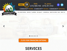 Tablet Screenshot of hartleyscc.com